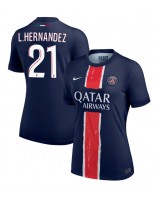 Paris Saint-Germain Lucas Hernandez #21 Hjemmedrakt Dame 2024-25 Korte ermer